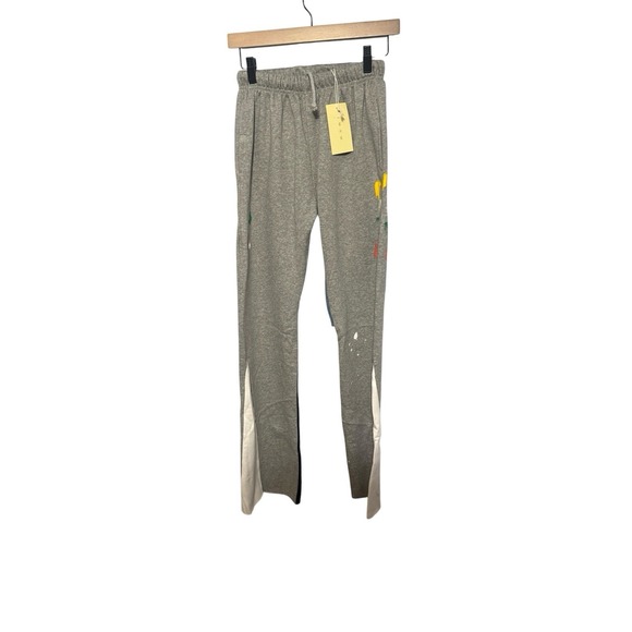MNML Other - NWT MNML Sweatpants Men's Contrast Bootcut Paint Splatter Artsy Street Sz XS
